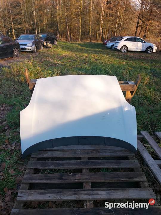 Maska FIAT GRANDE PUNTO biała kod lakieru 296a Maski Kończyce Małe sprzedam