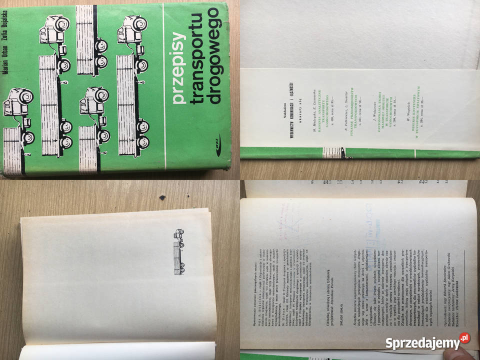 Przepisy Transportu Drogowego 1967 Unikatowe Kalisz