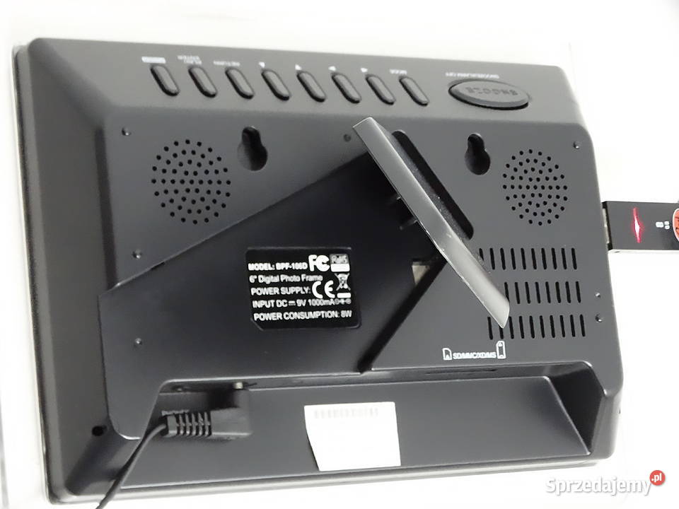 Cyfrowa ramka na zdjęcia 6 Zegar Alarm USB SD Biłgoraj sprzedam