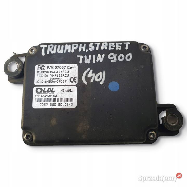 MODUŁ IMMO PRZEKAŹNIK STEROWNIK Triumph Street lubelskie