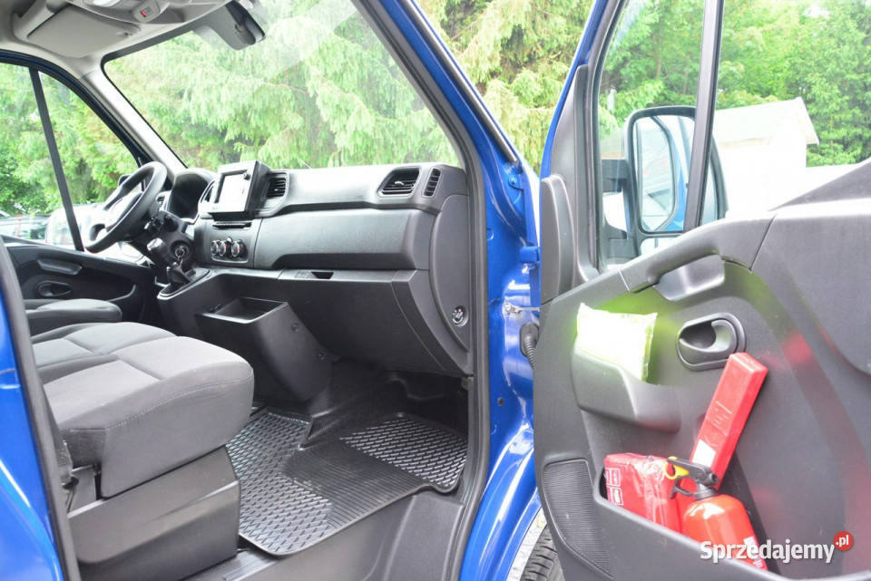 Renault Master najdłuższy 3 osobowy L4H2 pełna niebieski Warszawa