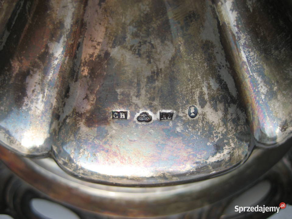 Cukiertnica Srebrna XIX w 1871 r Antyki Antyki Warszawa sprzedam