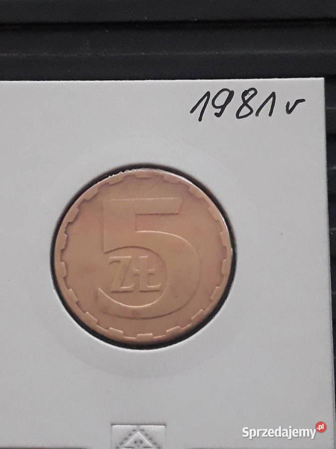 5 Złotych 1981 r najniższy nakład