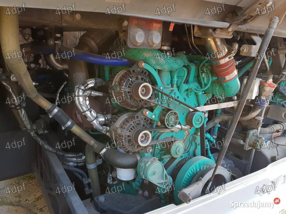 KOMATSU usuwanie filtra DPF i układu AdBlue SCR naprawa