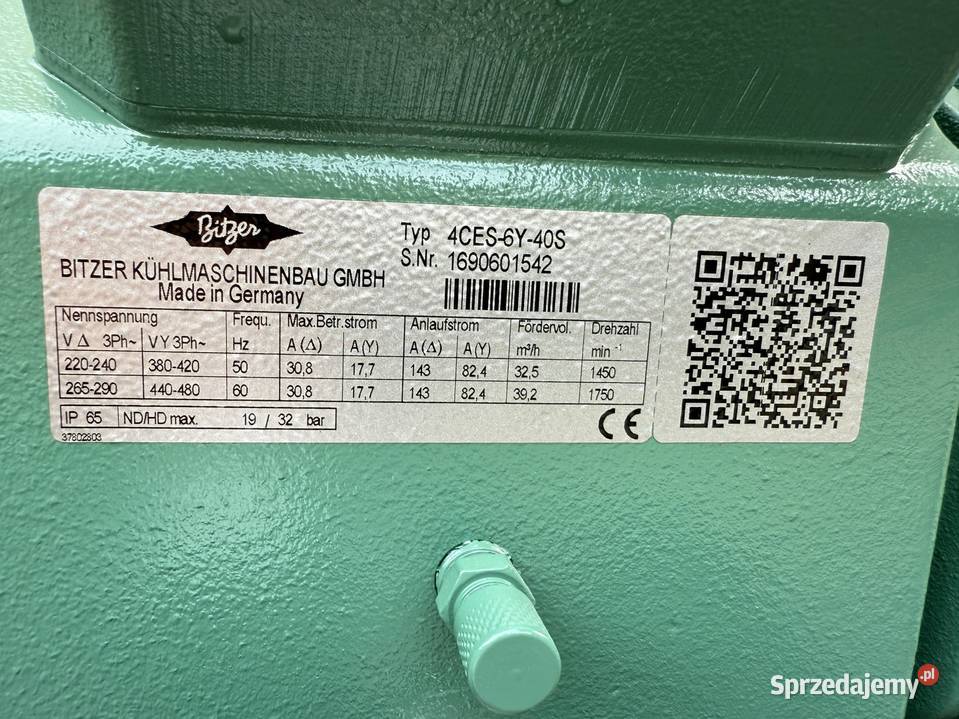 Sprężarka chłodnicza Bitzer 228kW5C 40C