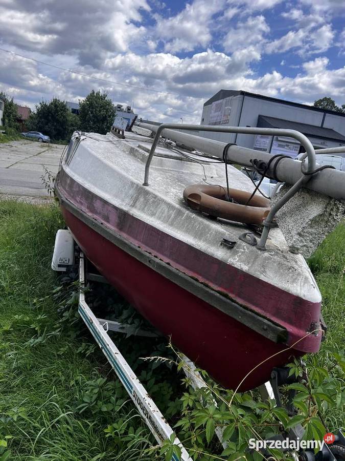 Jacht żaglowy Łódź w komplecie z przyczepą Skawina