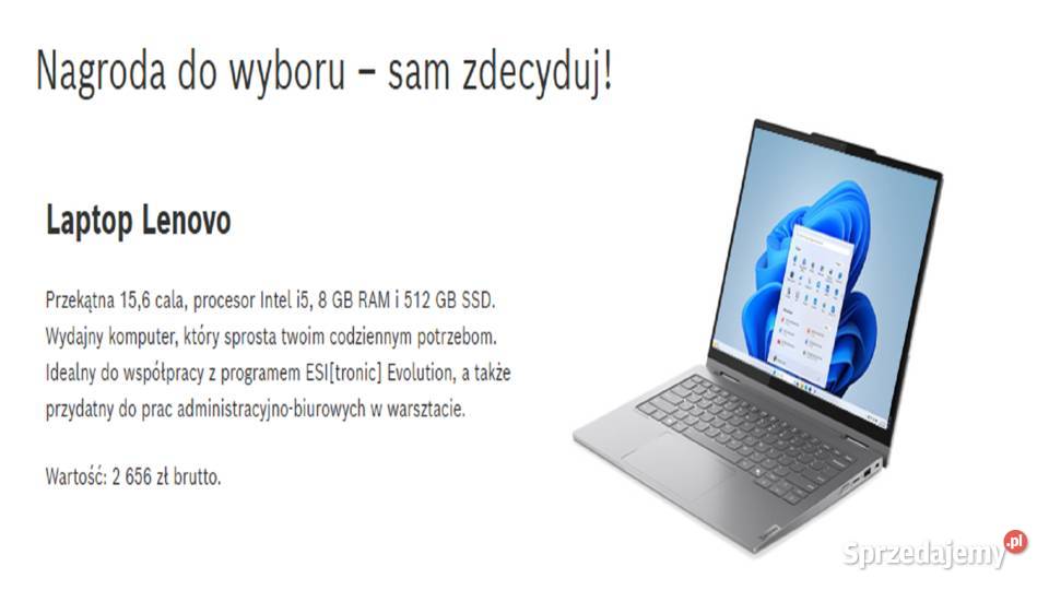 KTS 960 Kup KtsESI z SDA i odbierz Lenovo Bielsko-Biała