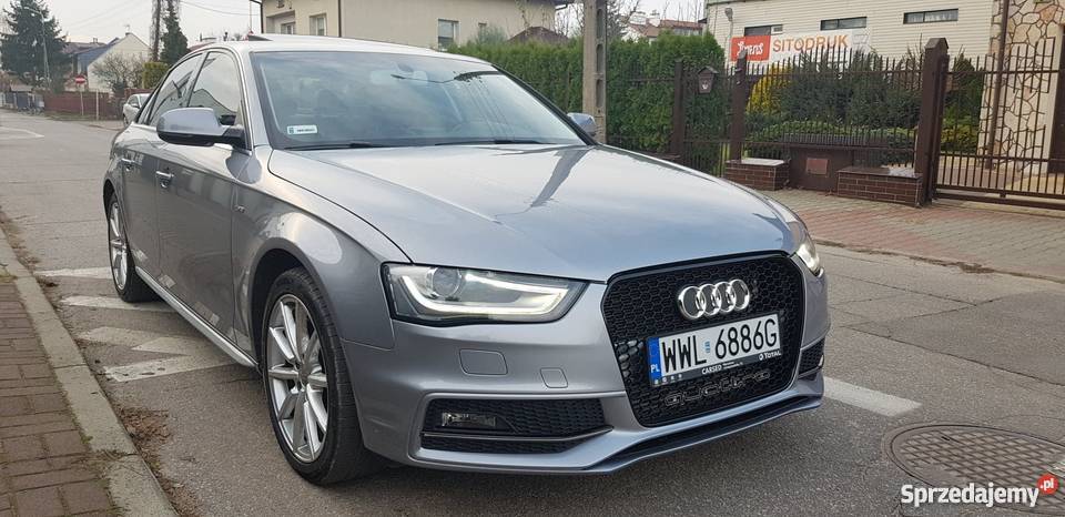 Audi A4 B8 S Line BO Quattro Full podgrzewane fotele mazowieckie Ząbki
