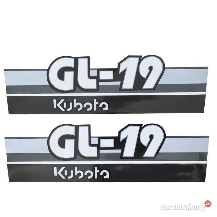 Naklejki Kubota GL19 Tajęcina sprzedam