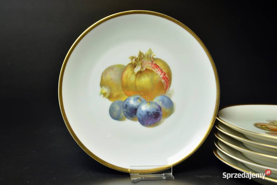 Komplet Talerzy z Owocami ThomasRosenthal dolnośląskie Legnica