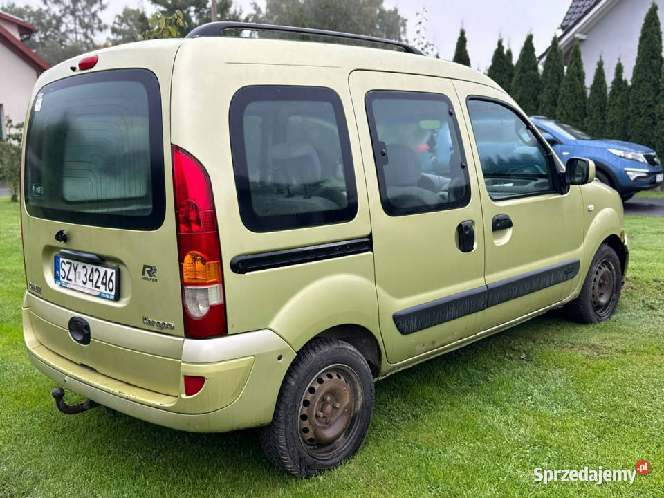 Renault Kangoo 16 i benz LPG 5 osobowy ESP Łodygowice