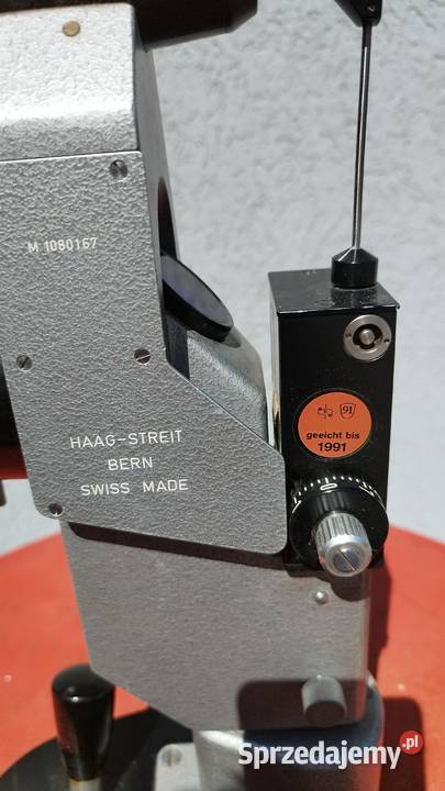 Tonometr aplanacyjny HaagStreit Bern Swiss Made Słubice