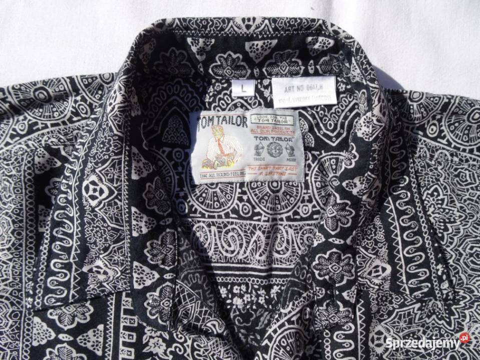 Tom Tailor Koszula męska wiskoza wzór 2XL 3XL Nowy Sącz