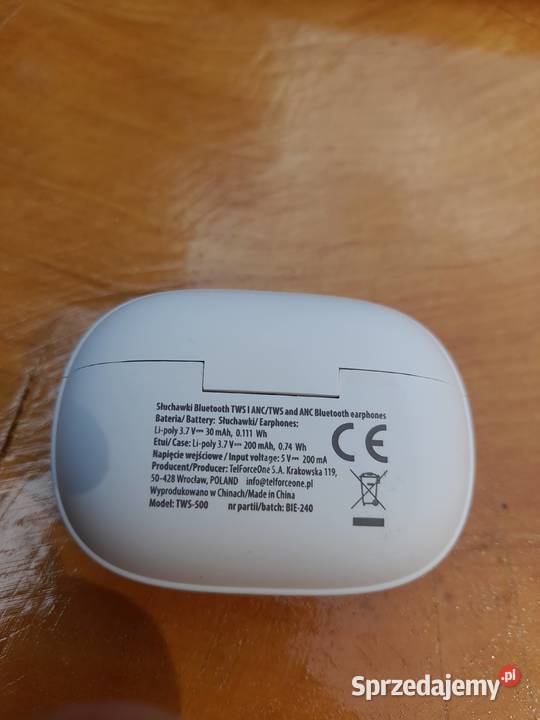 Słuchawki bezprzewodowe TWS TelforceOne TWS500 podlaskie