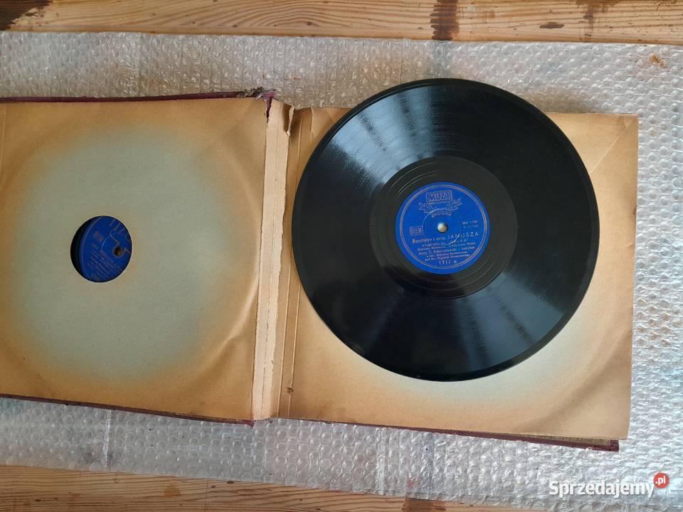 Stary album płyty szelakowe Muza stara płyta Dąbrowa Górnicza