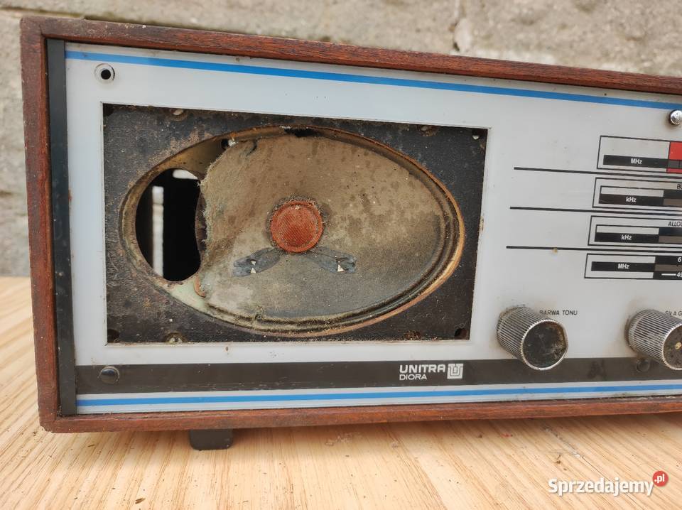 Unitra Diora Ślęża DMT312 radio lampowe vintage