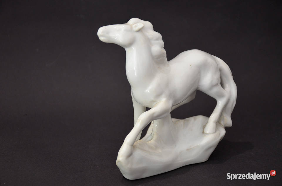 Porcelana Koń bez sygnatury Środa Wielkopolska