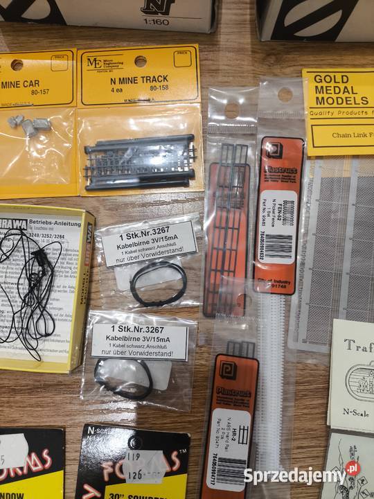 Części wagony skala N 1160 Wrocław sprzedam