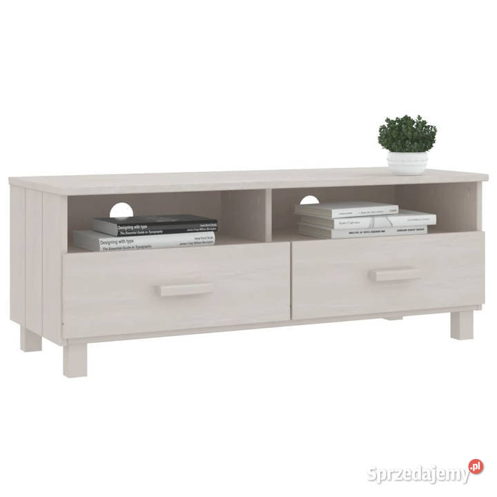 Szafka pod TV HAMAR biała 106x40x40 lite drewno Warszawa sprzedam