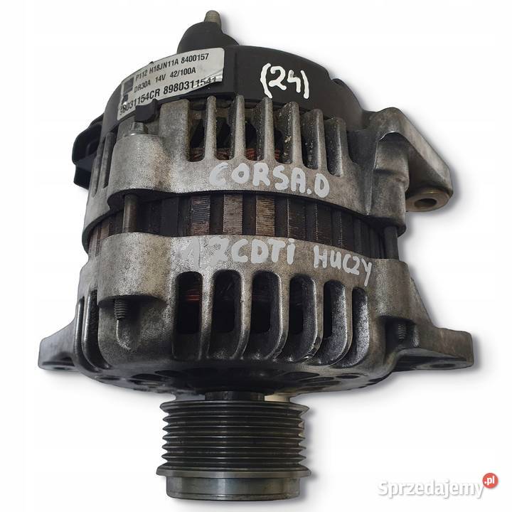 ALTERNATOR Opel Zafira B Astra J Corsa D 17 CDTI osobowe Chełm