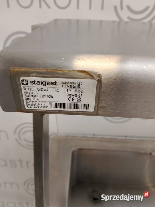 Bemar z nadstawką z ciagu Stalgast na 3 GN 11 Wrocław