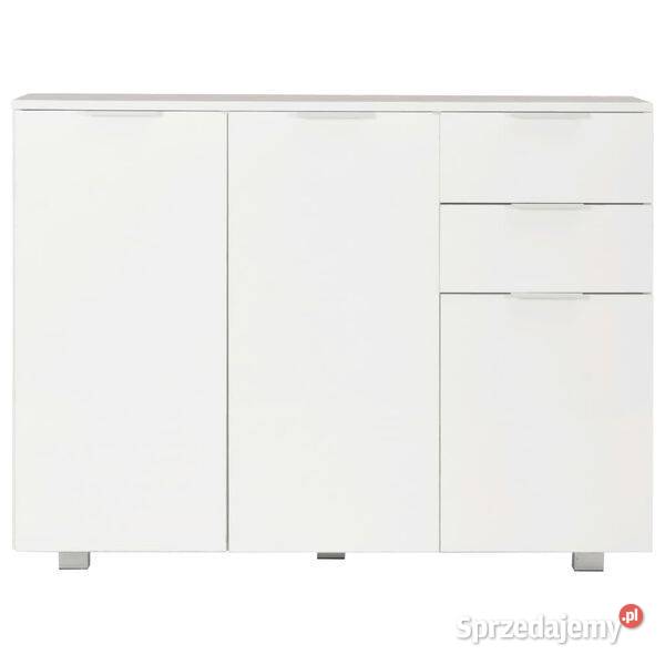 vidaXL Komoda na wysoki połysk biała 107x35x805 Warszawa sprzedam