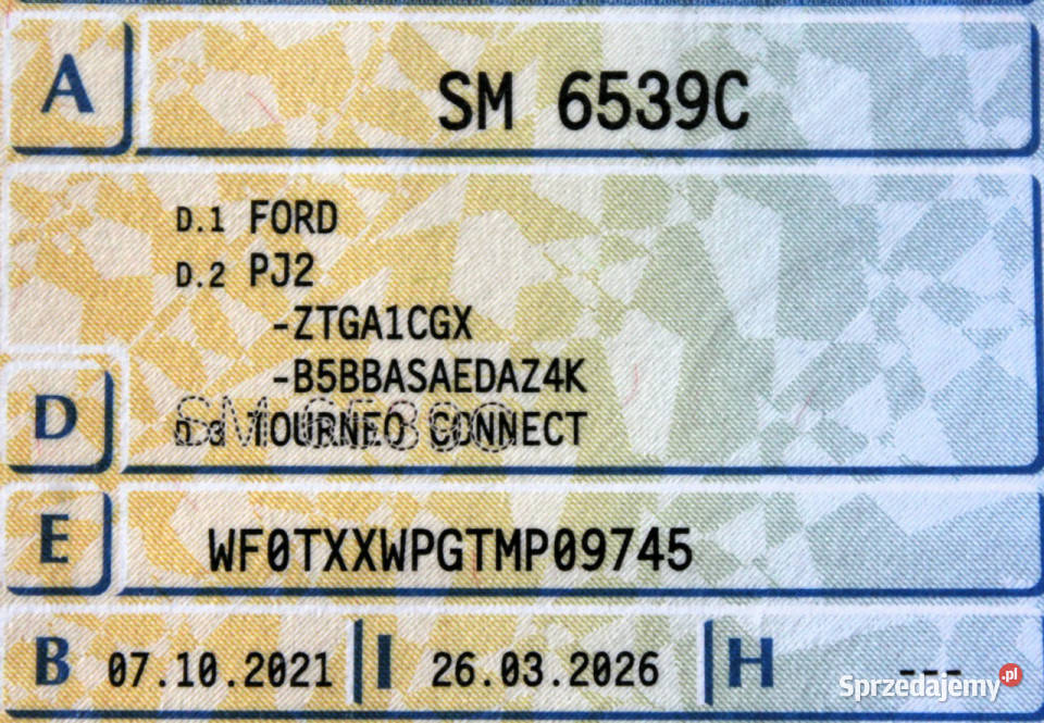 Ford Tourneo Connect Panorama Titanium SalonPL elektryczne lusterka Sokołów
