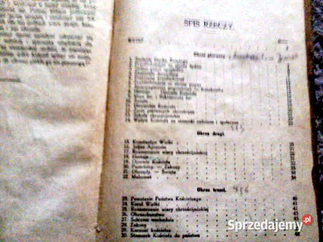 Józef Boczar Dzieje Kościoła Katolickiego z 1930 Zakopane