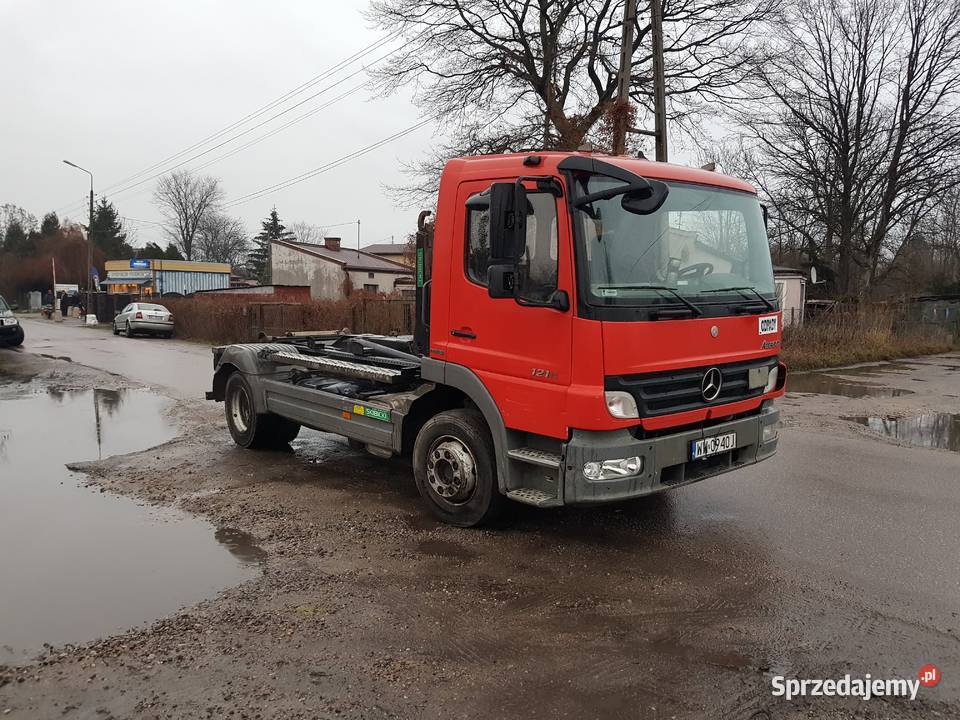 Mercedes Atego 1218 hakowiec Skibicki Warszawa