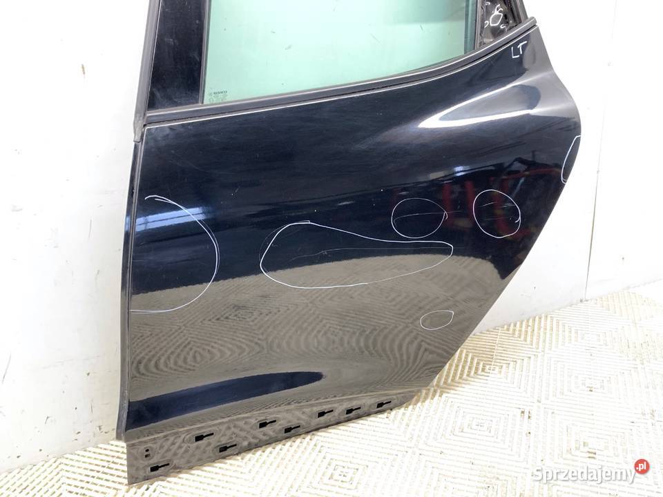 DRZWI LEWY TYŁ RENAULT CLIO IV Hatchback CZARNY