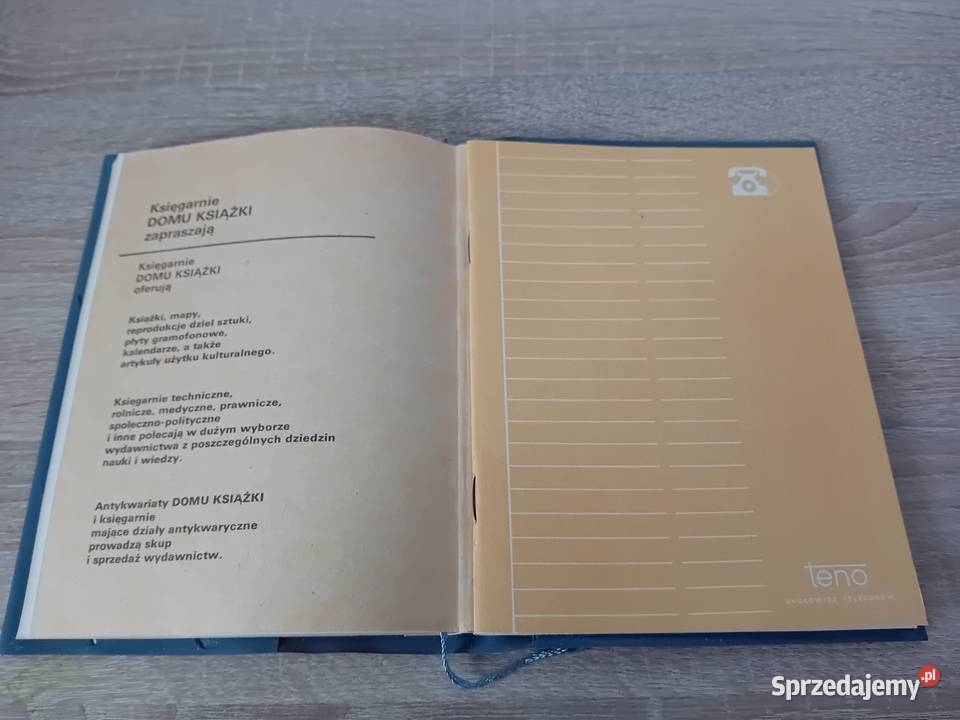 Kalendarz książkowy 1989 Krosno