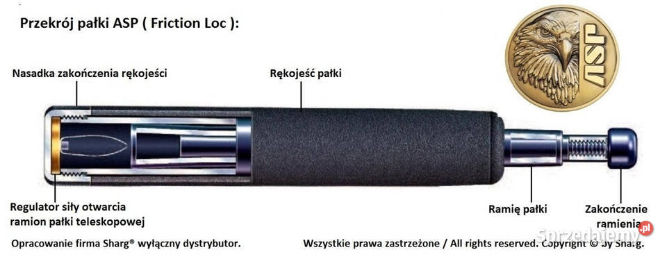 Pałka teleskopowa ASP F26BF Friction 26 Foam Warszawa