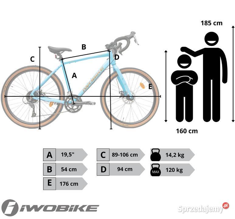 Rower Męski Gravel 275 Shimano Claris Tarcze Gorlice sprzedam