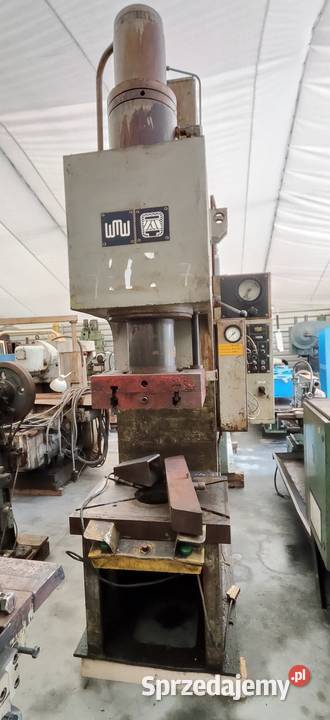 Prasa hydrauliczna WMW PYE 100 S1M kujawsko-pomorskie Lubicz Górny