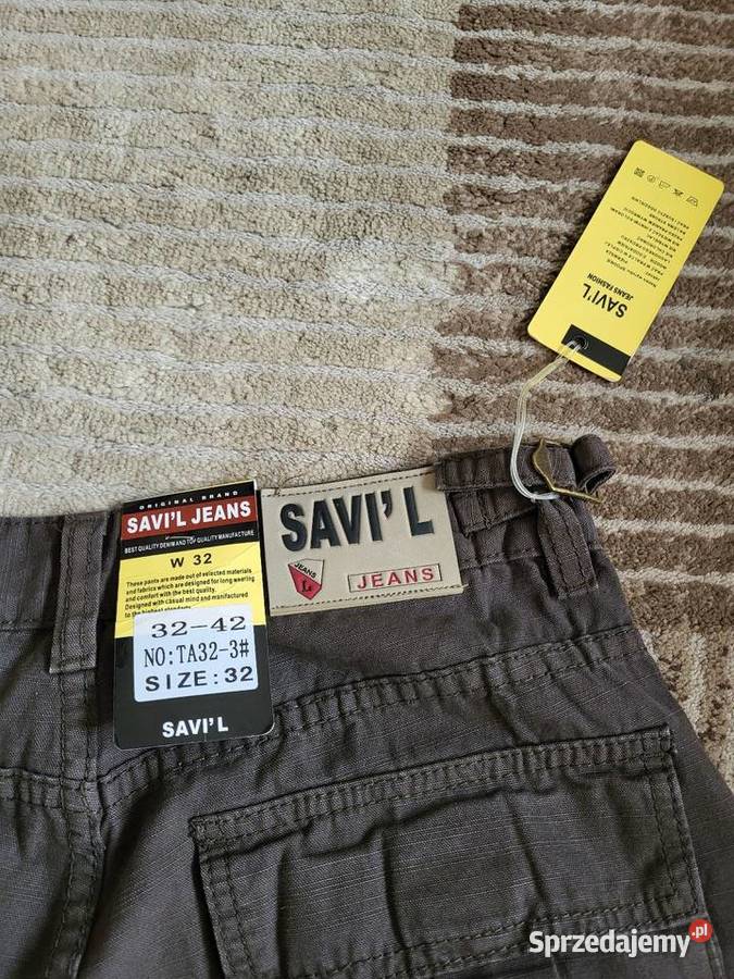 Spodnie bojówki męskie w32 Rozmiar L Białystok