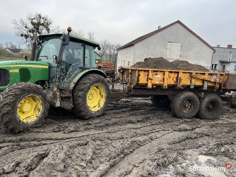 Przyczepa tandem na resorach skorupa 2002 wywrotki Radzyń Chełmiński