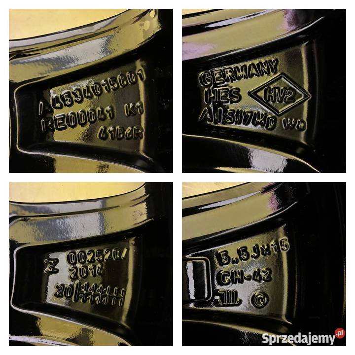 Smart Fortwo 4xOryg felgi 55Jx15 ET42 Kat Zgorzelec