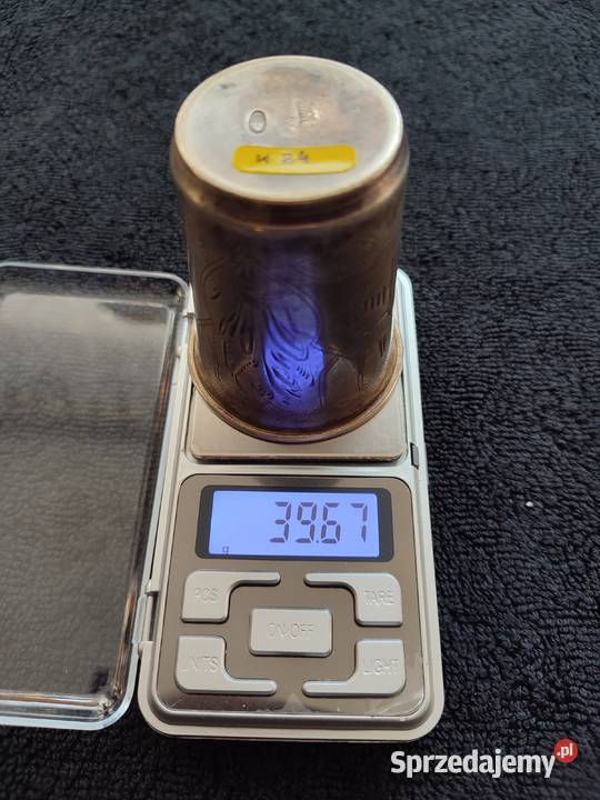 Srebrne kieliszki kiduszowe 3 sztuki 122g Pozostałe Warszawa