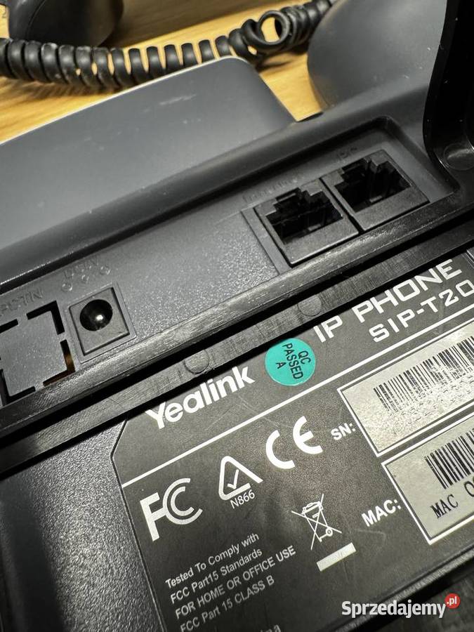 Centrala VOIP 2x używany telefon IP Yealink Tarnów sprzedam