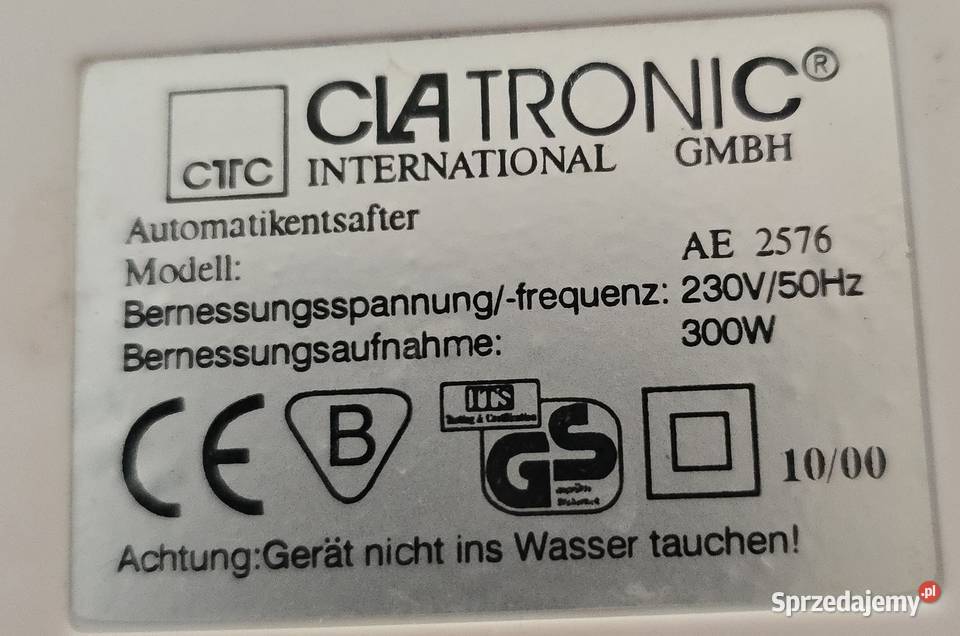 Sokowirówka Clatronic AE2576 Kielce