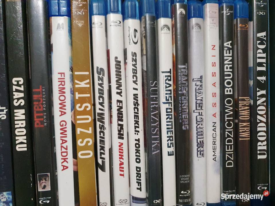 Filmy Bluray zestaw 36 płyt różne tytuły Gdynia