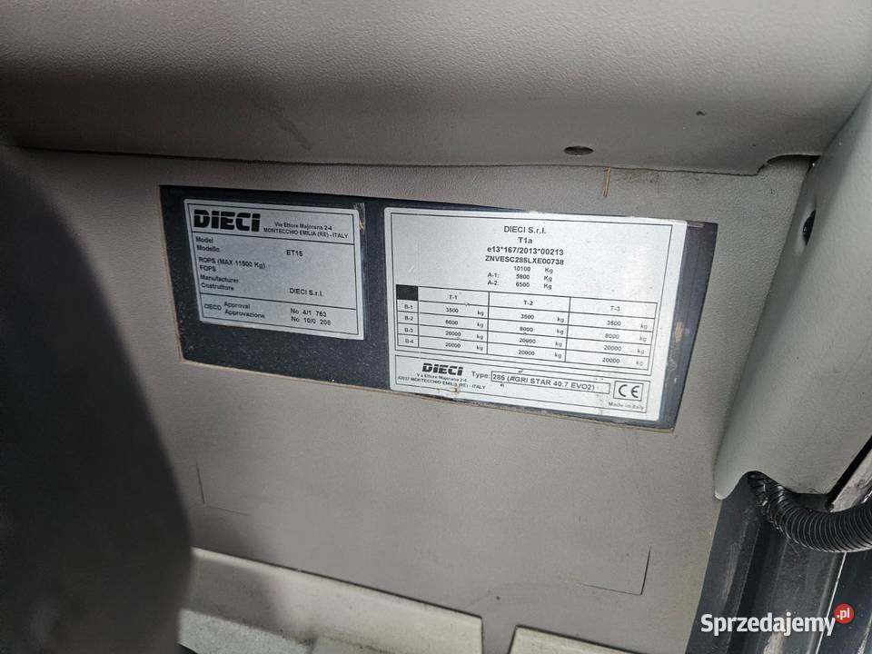 DIECI 407 EVO2 2019r wielkopolskie Wilkowo