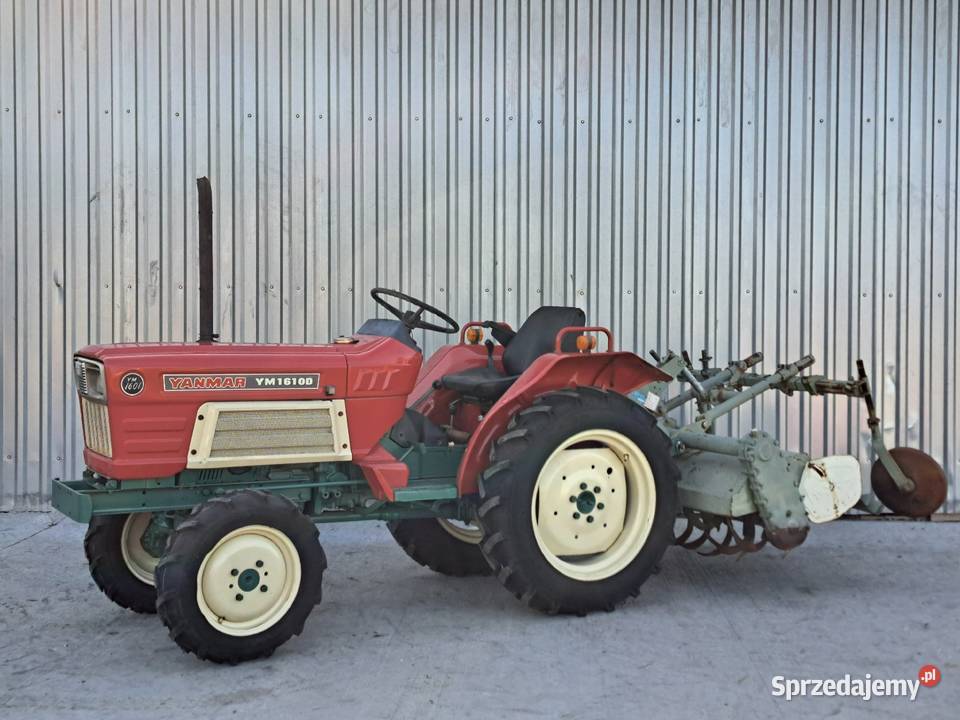 Traktorek traktor YANMAR YM1610D 16KM 4×4 glebogryzarka