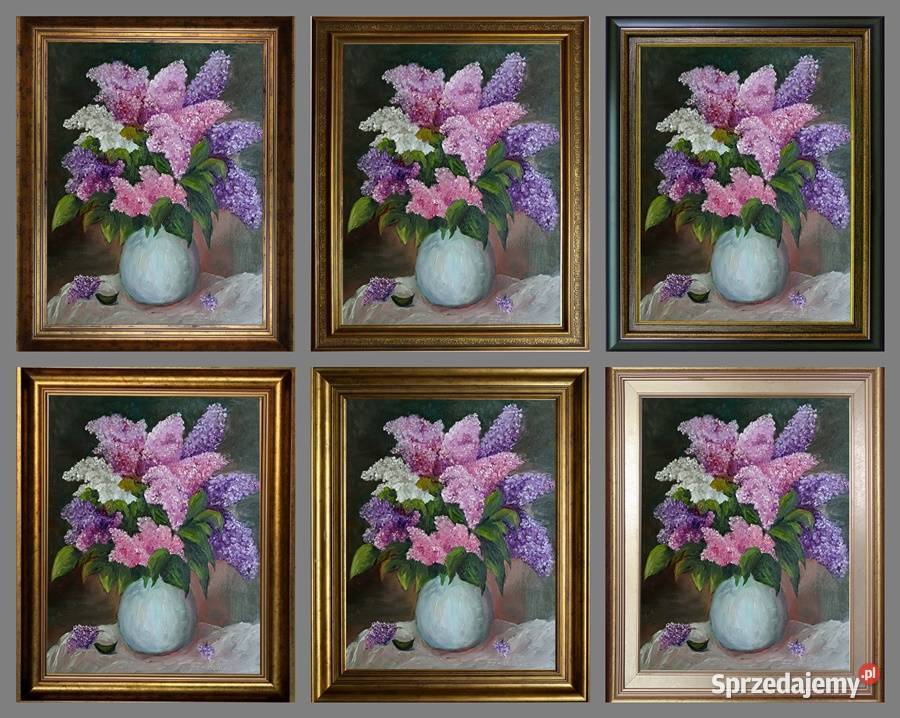 Obraz olejny Bzy lubelskie Lublin