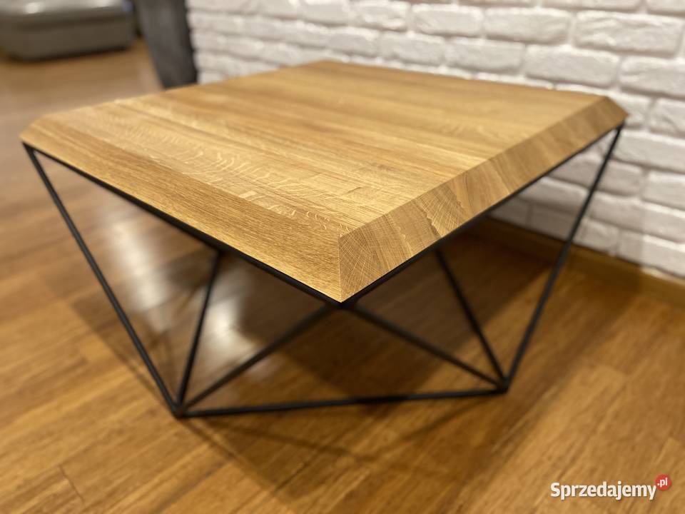 Stolik kawowy DIAMENT w stylu Loft Końskie