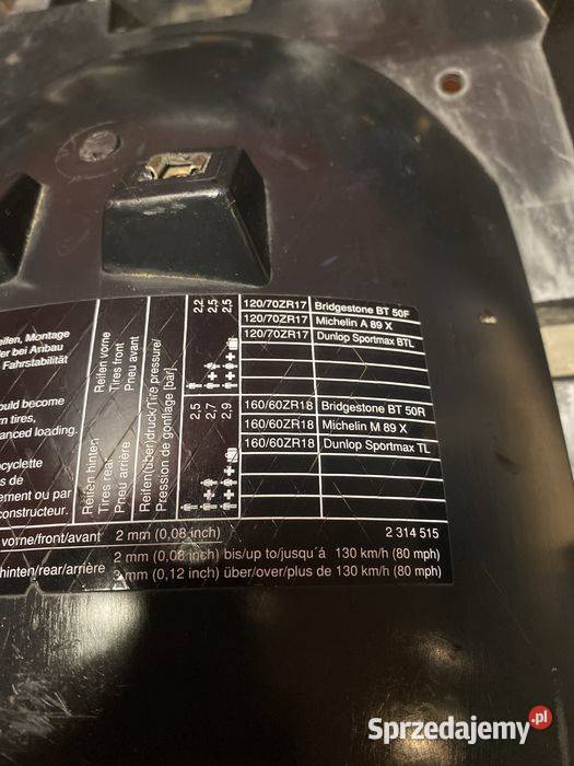 BMW R1150RT nadkole zadupek B26