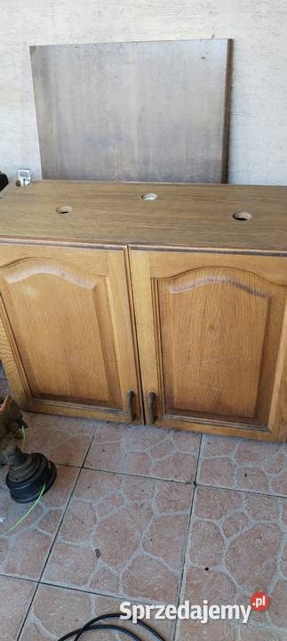 Meble kuchenne z drewnianymi dębowymi frontami Równe sprzedam