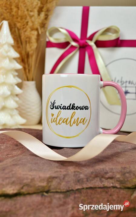 Kubek ceramiczny z nadrukiem świadkowej Otrębusy