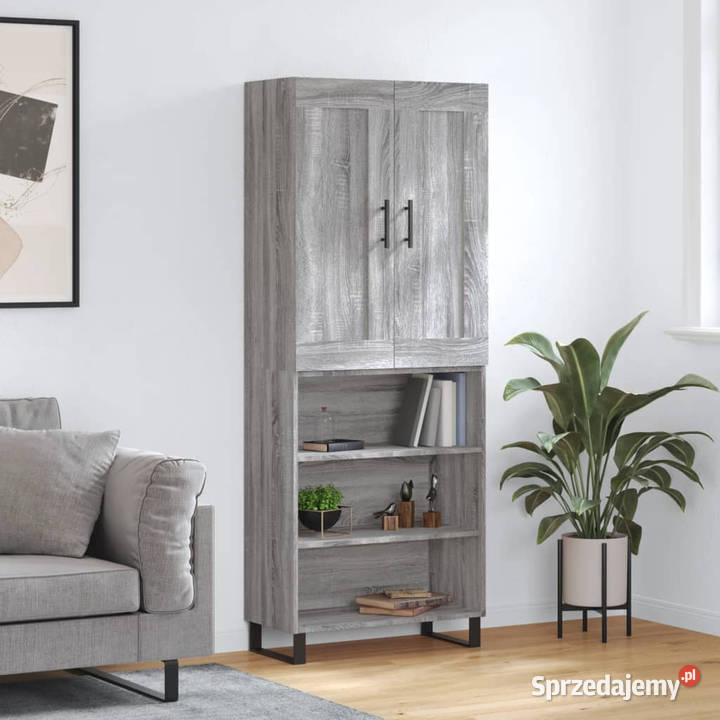 Witrynka szary dąb sonoma 695x34x180 materiał Warszawa sprzedam