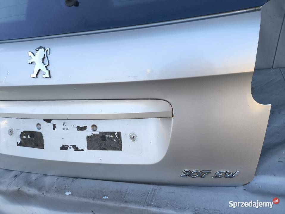KLAPA BAGAŻNIKA PEUGEOT 207 SW KOMBI SZYBA mazowieckie Radom